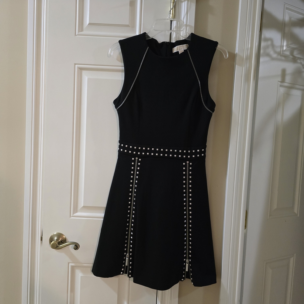 Michael Kors Black Dress with Silver Studs